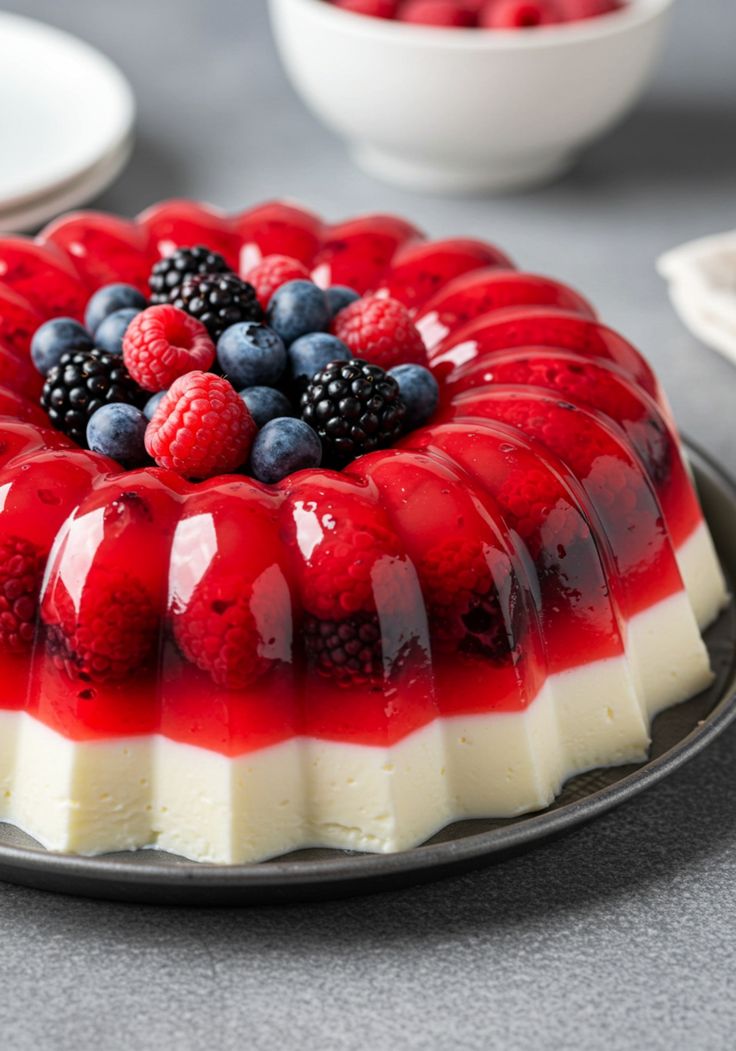 Gelatina de Frutos rojos