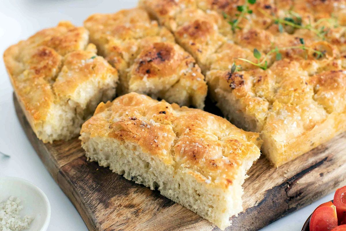 Pan Focaccia de Romero