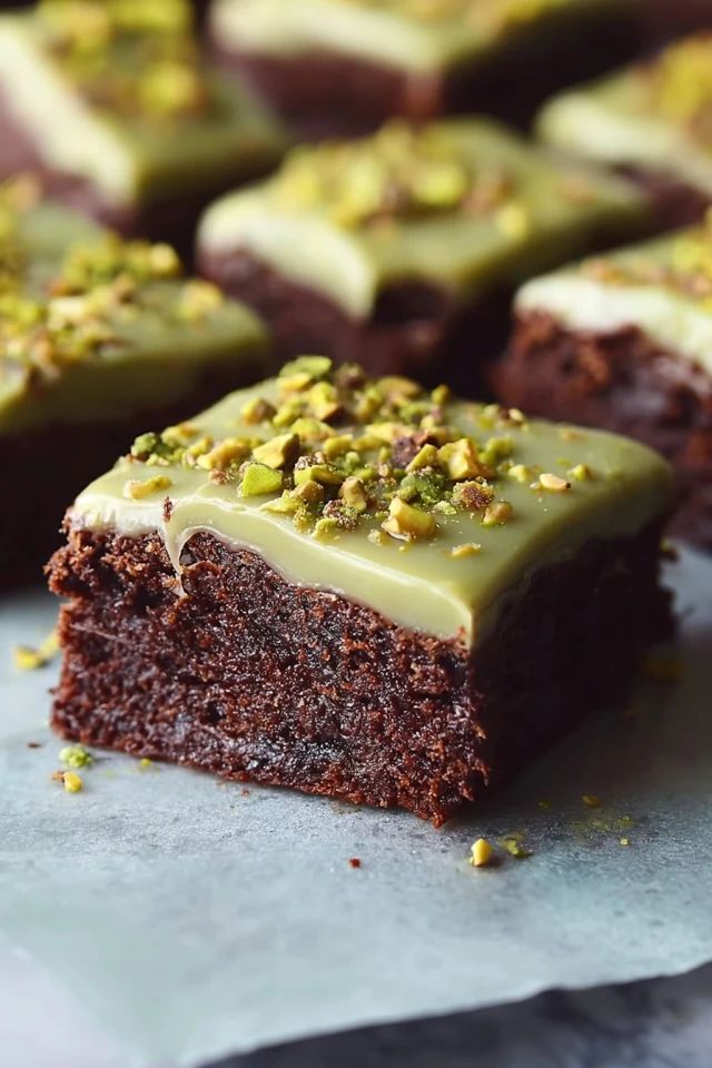 Brownie de Pistache