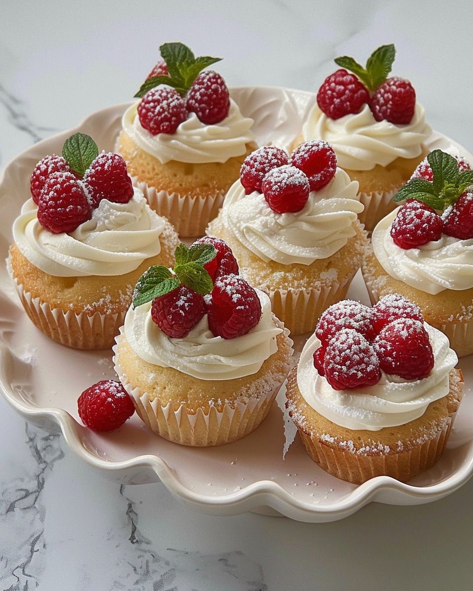 Cupcakes de Frambuesa