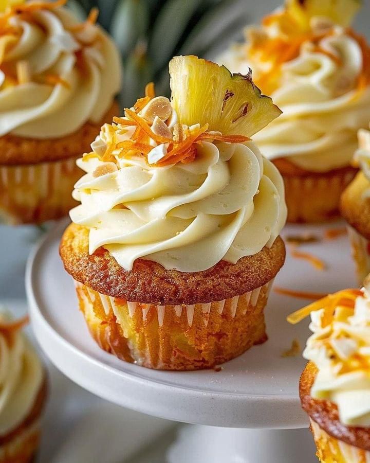 Cupcakes de Piña Colada