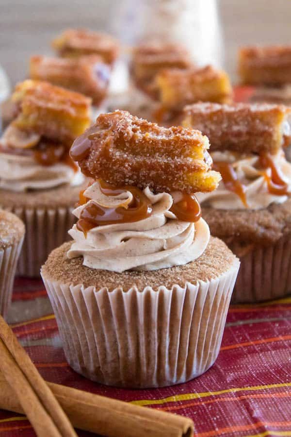 Cupcakes de Churro