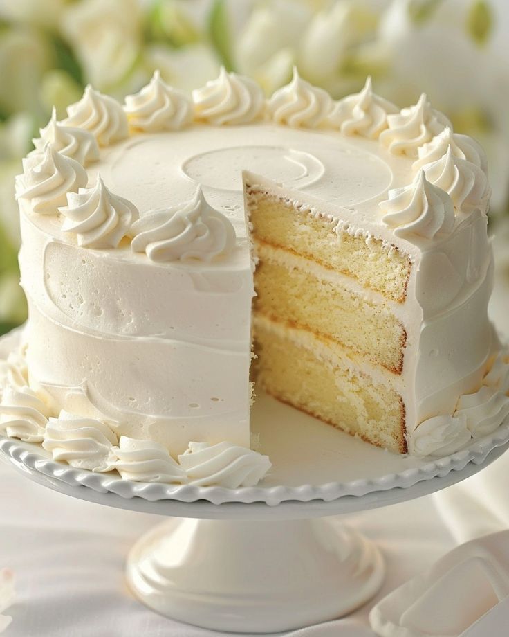 Pastel de Vainilla Clásico